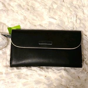 NWT Vera Bradley Leather Flap Clutch